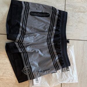 Nwt baseball lifestyle 101 gray black shorts m